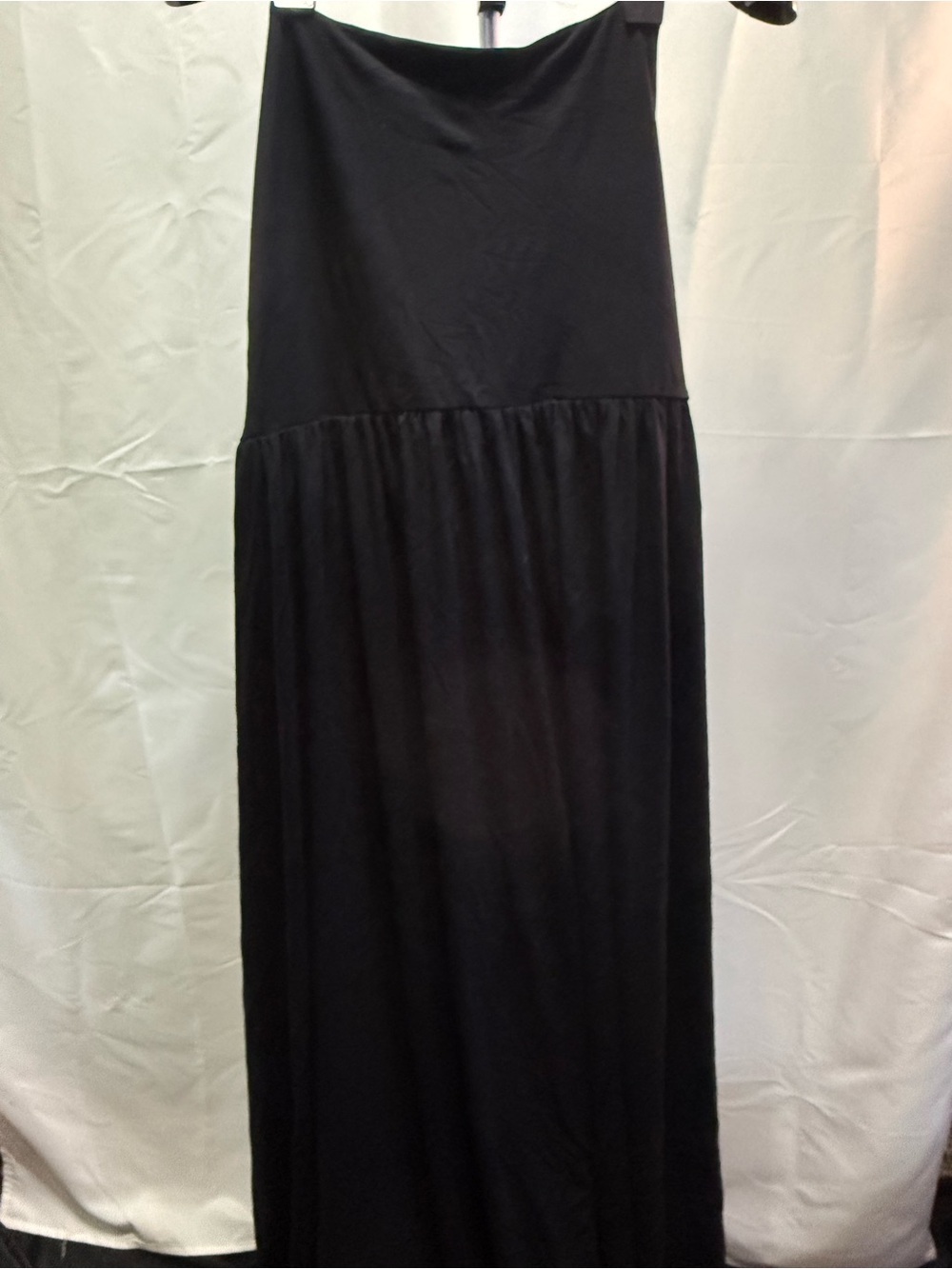 NWT Classic Strapless Black Maxi Dress